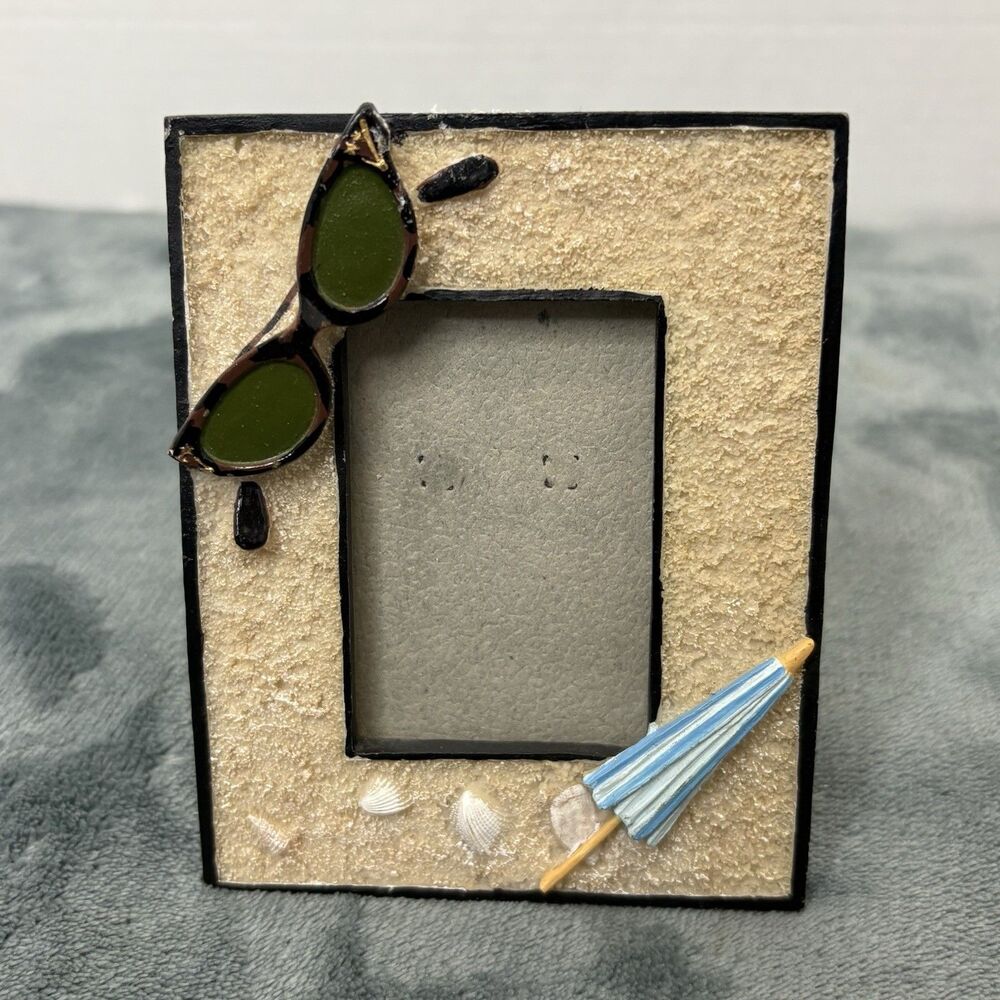 FURIO 3.5X4.5" SUNGLASSES Figurine Frame Holds 2X3" Photo